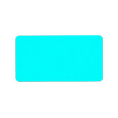 ネオンライトブルー00ffff ラベル (正面)