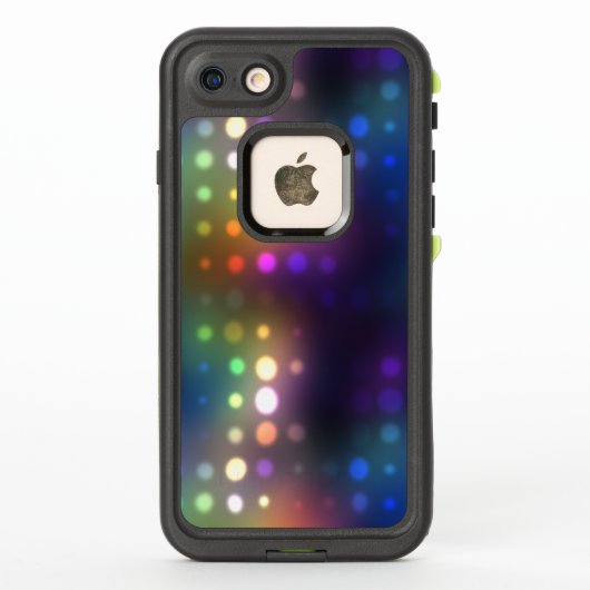 ネオンライト抽象芸術 LifeProof iPhoneケース (裏面)