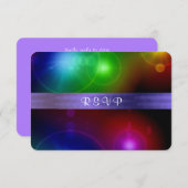 ネオンライト、応答カード 出欠カード (正面/裏面)