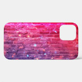 ネオンライト:空のレンガ壁。 Case-Mate iPhoneケース (裏面 (横))
