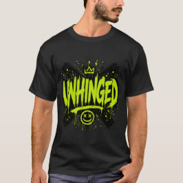ネオンライムのサイバーパンクストリートウェア Tシャツ