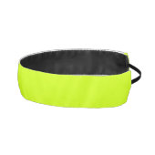 ネオンライム黄無地の色 |クラシック |エレガント | アスレチックヘッドバンド (右)