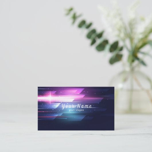 ネオンラインの名刺 名刺 (スタンド正面)