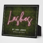 ネオンラッシュアーティストプロフェッショナル美容師 フォトプラーク (側面)