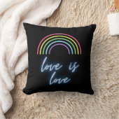 ネオンラブズラブレインボー クッション (ブランケット)