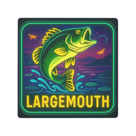 ネオンラージマス徴候 メタルプリント