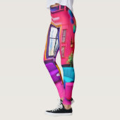 ネオンリビングルームのはっきりした色 レギンス (左)