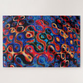 ネオンリプルサイケデリックジグソーパズル ジグソーパズル (横)