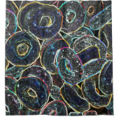 ネオンリングや輪 シャワーカーテン (正面)