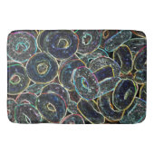 ネオンリングや輪 バスマット (正面)