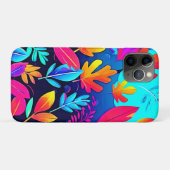 ネオンリーフパラダイスアート Case-Mate iPhoneケース (裏面(横))