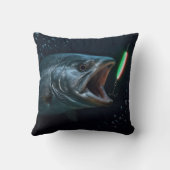 ネオンルアーと大きな魚 クッション (裏面)