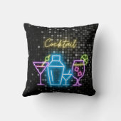 ネオンルックレトロカクテルラウンジバー クッション (裏面)