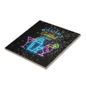 ネオンルックレトロカクテルラウンジバー タイル (側面)