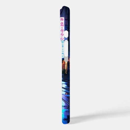 ネオンレインシティ Case-Mate iPhoneケース (裏面 / 左)