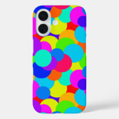ネオンレインボーおもしろいバブル Case-Mate iPhoneケース (裏面)