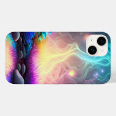 ネオンレインボーエナジーワークスピリチュアル霊気スピリッツ Case-Mate iPhoneケース (裏面 (横))