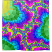 ネオンレインボーギア シャワーカーテン (正面)