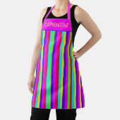 ネオンレインボーストライプカスタム エプロン (インサイチュ)