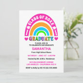 ネオンレインボーディスタンスパーティー招待状 招待状 (スタンド正面)