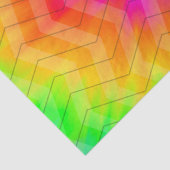 ネオンレインボーヘリンボーン抱き枕 薄葉紙 (詳細)