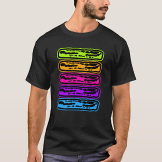 ネオンレインボーベーコン恋人 Tシャツ