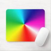 ネオンレインボーボルテックス マウスパッド (マウス)
