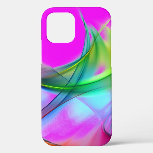 ネオンレインボー抽象デザインケースメイトiPhoneケース Case-Mate iPhoneケース (裏面)