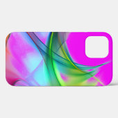 ネオンレインボー抽象デザインケースメイトiPhoneケース Case-Mate iPhoneケース (裏面 (横))