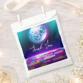 ネオンレトロディスコパーティーダンスナイト誕生日 フェイバーバッグ (クリップ留めされた状態)