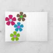 ネオンレトロハッピーバースデー カード (内部)