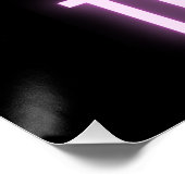 ネオンレトロマイクチケット ポスター (コーナー)