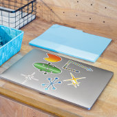 ネオンレトロ図形 シール