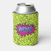 ネオンレトロ80年代90年代わあ!タイポグラフィ 缶クーラー (缶裏面)