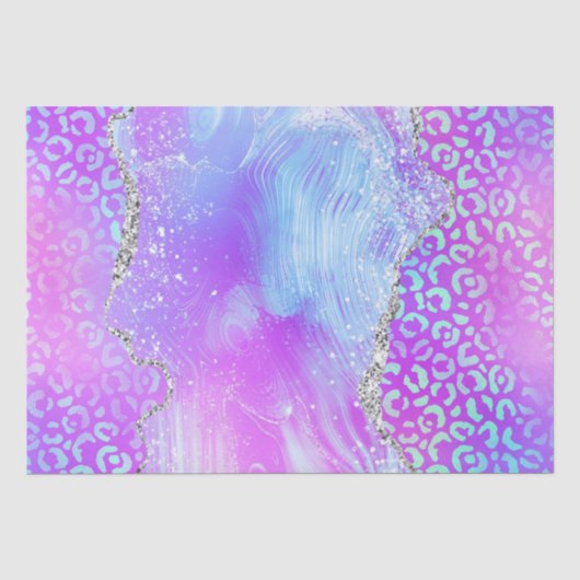 ネオンレパードアゲート | グラム抽象石パターン 薄葉紙 (正面)