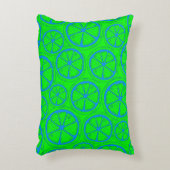 ネオンレモンスライスボホシック アクセントクッション (正面(垂直))