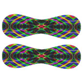 ネオンレーザー光サイケデリック抽象芸術 ソフトボール (パネル)