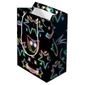 ネオンロケット星 ミディアムペーパーバッグ (裏面アングル)