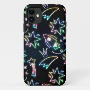 ネオンロケット星 iPhone 11 ケース
