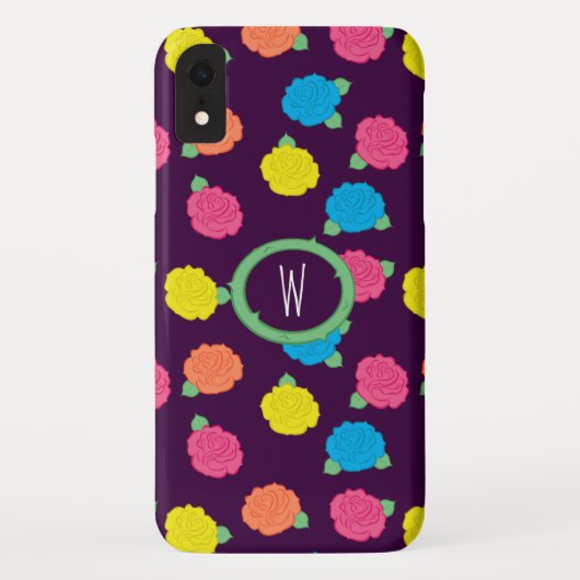 ネオンローズのCase-Mateスマホケース Case-Mate iPhoneケース (裏面)