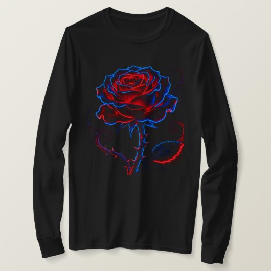 ネオンローズ 女性用Tシャツ Tシャツ (デザイン正面)