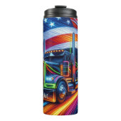 ネオンロードの未来的トラック タンブラー (正面)