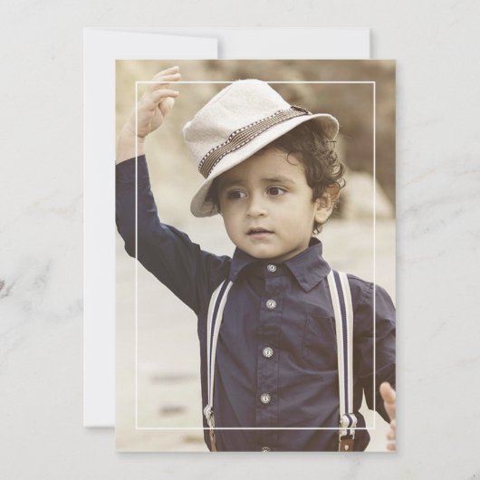 ネオンワイルドウエストカウボーイをテーマにした卒業パーティー 招待状 (裏面)