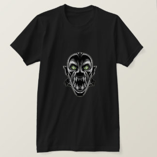 ネオンヴァンパイアモンスターグラフィック Tシャツ