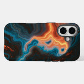 ネオンヴォルテックス抽象画 Case-Mate iPhoneケース (裏面 (横))