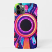 ネオンヴォルテックス抽象空間アート Case-Mate iPhoneケース (裏)