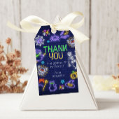 ネオン不気味エイジハロウィーン誕生日 ギフトタグ