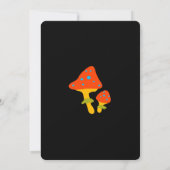 ネオン不気味ワンファースト誕生日招待状 招待状 (裏面)