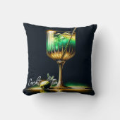 ネオン人気があるパーティー時パーソナライズされた間 クッション (正面)