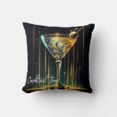 ネオン人気があるパーティー時パーソナライズされた クッション (正面)